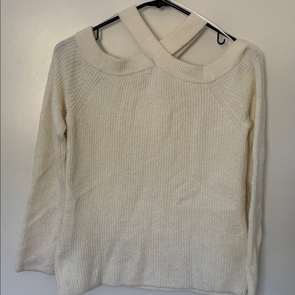 1. State Ivory Chic Stylish Knit Sweater
